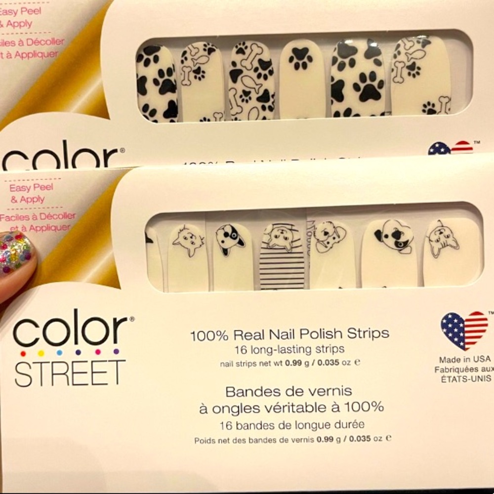 COLOR STREET Puppy Love Overlay Bundle Retired HTF Party Paws + Friends …